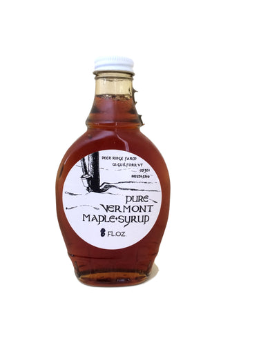 Pure Vermont Maple Syrup - Glass 8oz